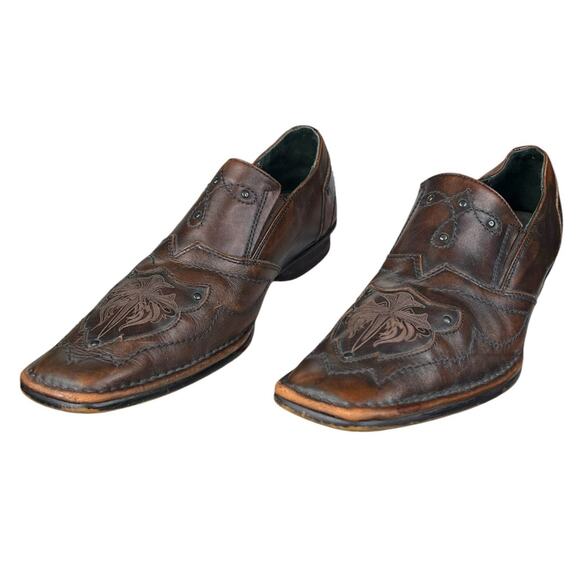 Mark Nason Lounge Men’s Brown Slip On Loafers Size US 8.5 - Picture 6 of 11